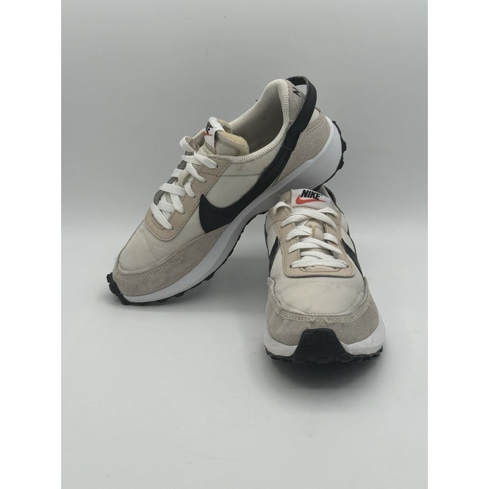 Nike WMNS Waffle Debut [DH9523-102] Women Casual Shoes Sanddrift/Black Sz 7.5 - Picture 8 of 12